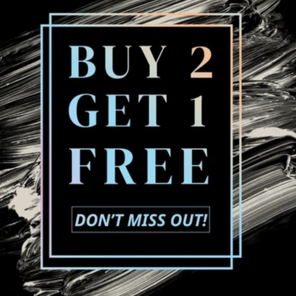 Buy 2 Get 1 Free!!
